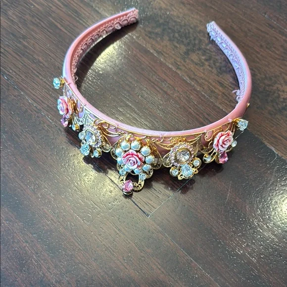 Dolce & Gabbana | Accessories | Floral Embellished Headband  display picture 1